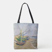 Geviste boten | Vincent van Gogh Tote Bag (Achterkant)
