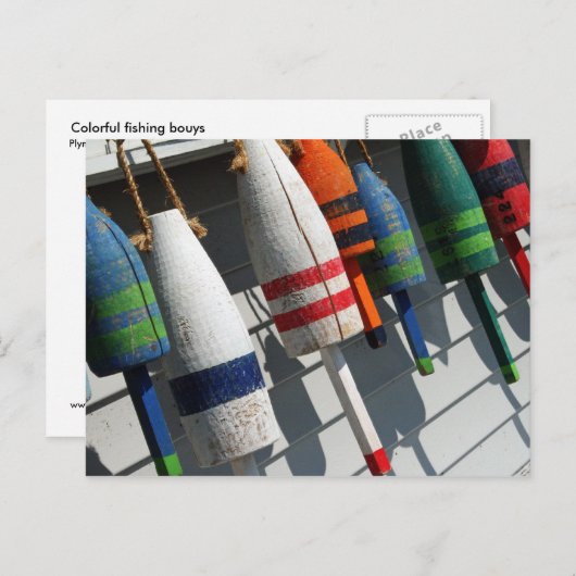 Geviste Bouy Briefkaart (Voorkant / Achterkant)