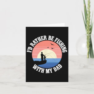 Geviste Buddies Vader Dochter Visser Daug Kaart