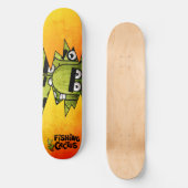 Geviste Cactus Skateboard (Voorkant)