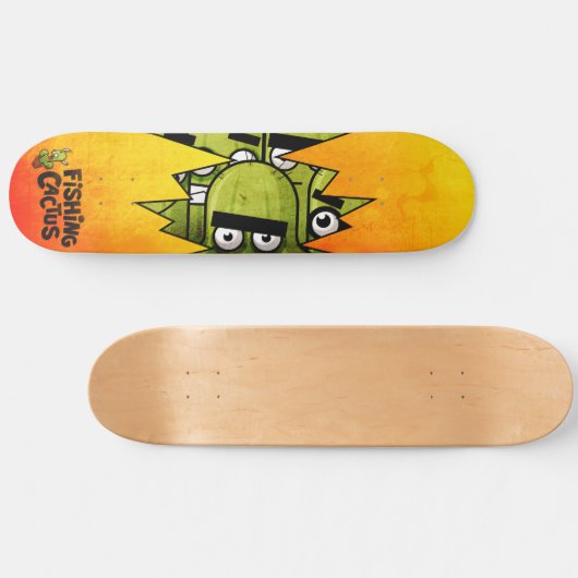 Geviste Cactus Skateboard (Horizontaal)