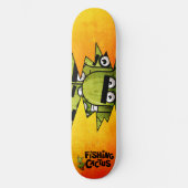 Geviste Cactus Skateboard (Voorkant)
