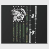 Geviste Camouflage Vlag van de Verenigde Staten vo Cadeaupapier (Vlak)