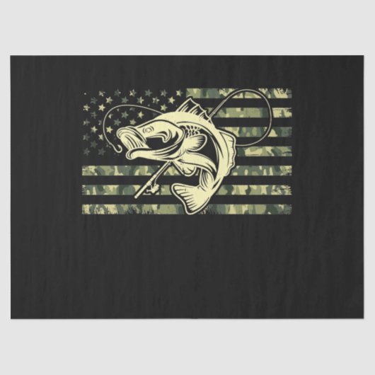 Geviste Camouflage Vlag van de Verenigde Staten vo Tissuepapier (Voorkant)