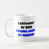 Geviste cartoonist koffiemok (Links)