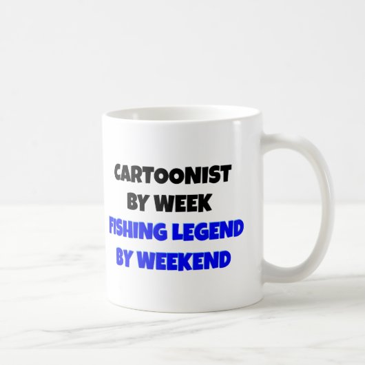 Geviste cartoonist koffiemok (Rechts)