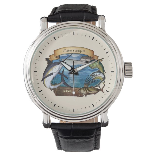 Geviste Champion (aanpasbaar) Horloge (Voorkant)
