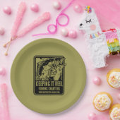 Geviste charters en club Accessoires Papieren Bordje (Feest)