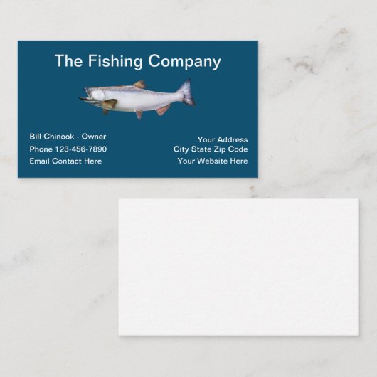 Geviste Chinook Theme Visitekaartje (Voorkant / Achterkant)