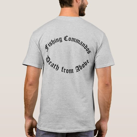 Geviste commando's t-shirt (Achterkant)