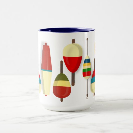 Geviste drijfveren/klossen mok (Midden)