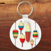 Geviste drijfveren/klossen sleutelhanger (Voorkant)