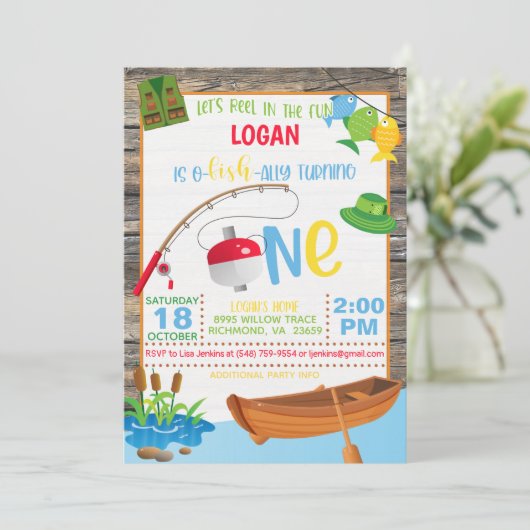 Geviste eerste uitnodiging (Staand voorkant)