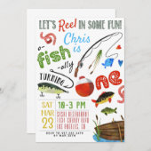 Geviste eerste verjaardag kaart (Voorkant / Achterkant)