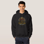 Geviste en gejaagde jager Antler Elk, Deer Hunting Hoodie (Voorkant volledig)