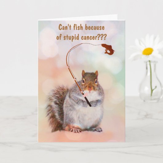 Geviste en stomme kanker kaart (Kleine Plant)