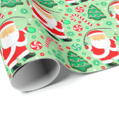 Geviste Fisherman Holiday Gift Cadeaupapier (Rol Hoek)