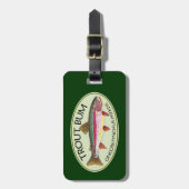 Geviste forel bagagelabel (Voorkant verticaal)
