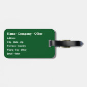 Geviste forel bagagelabel (Achterkant horizontaal)