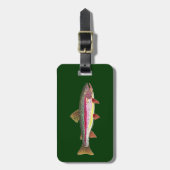 Geviste forel bagagelabel (Voorkant verticaal)