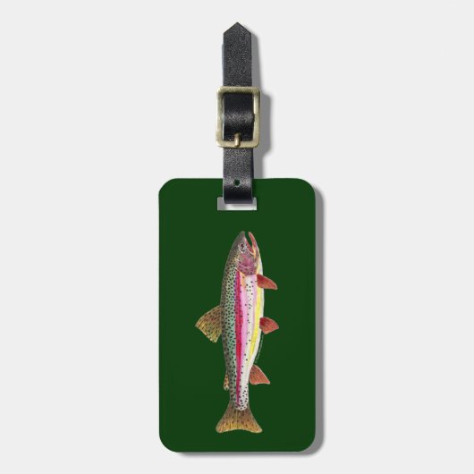 Geviste forel bagagelabel (Voorkant verticaal)