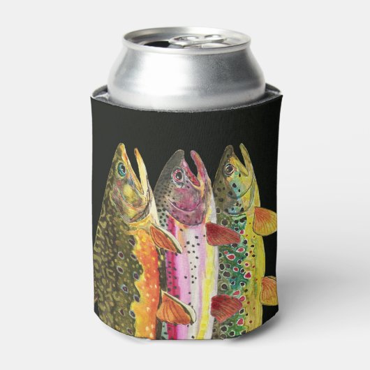 Geviste forel blikjeskoeler (Blikje Voorkant)