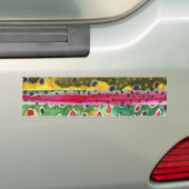 Geviste forel bumpersticker (Op auto)