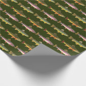 Geviste forel cadeaupapier (Hoek)