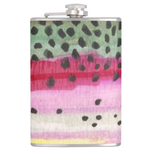 Geviste forel heupfles (Voorkant)