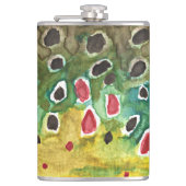 Geviste forel heupfles (Voorkant)