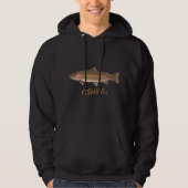 Geviste forel hoodie (Voorkant)
