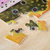 Geviste forel legpuzzel (Zijkant)