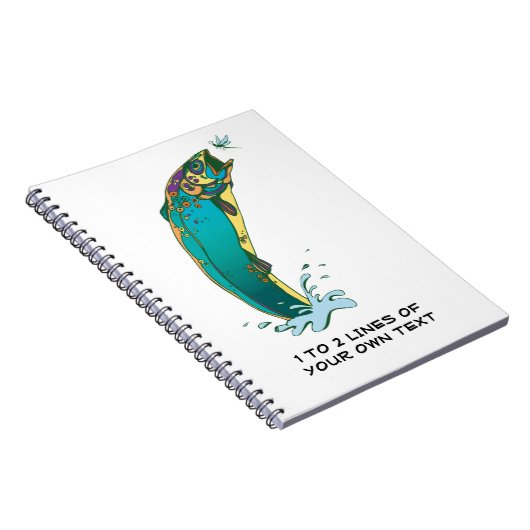 Geviste forel notitieboek (Rechterzijde)