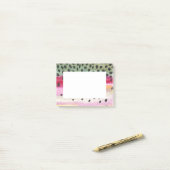 Geviste forel post-it® notes (Op bureau)