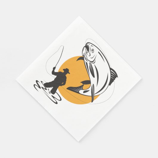 Geviste forel servet (Hoek)