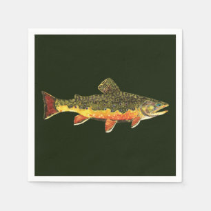 Geviste forel servet