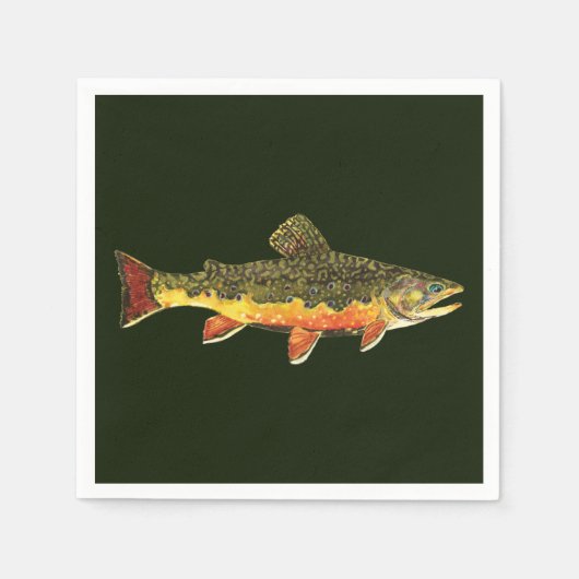 Geviste forel servet (Voorkant)