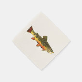 Geviste forel servetten (Hoek)