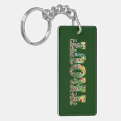 Geviste forel sleutelhanger (Voorkant Links)