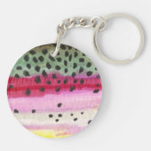 Geviste forel sleutelhanger (Achterkant)