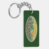 Geviste forel sleutelhanger (Voorkant Links)