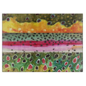 Geviste forel snijplank (Voorkant)