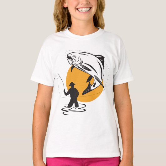 Geviste forel t-shirt (Voorkant)