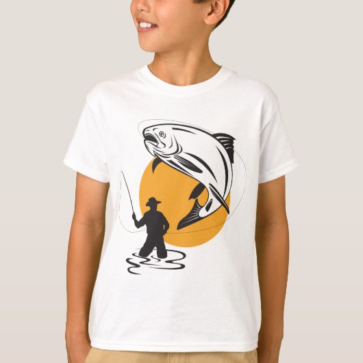 Geviste forel t-shirt (Voorkant)