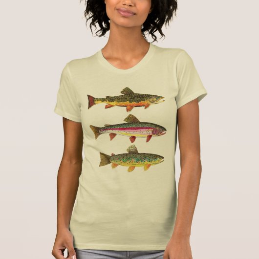Geviste forel t-shirt (Voorkant)