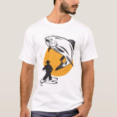 Geviste forel t-shirt (Voorkant)