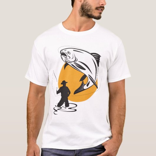 Geviste forel t-shirt (Voorkant)