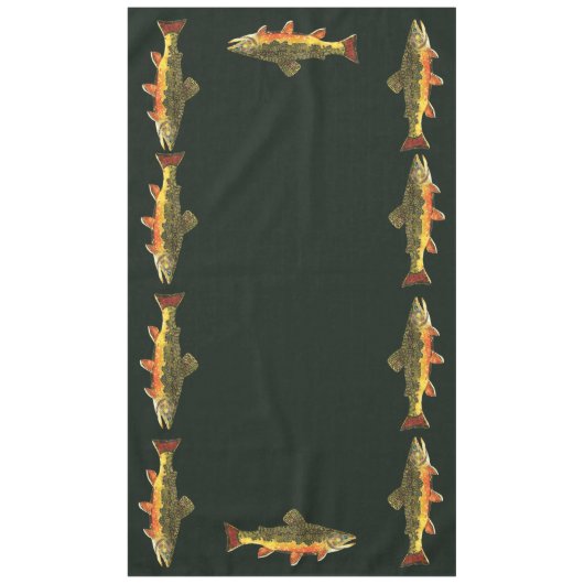 Geviste forel tafelkleed (Voorkant)