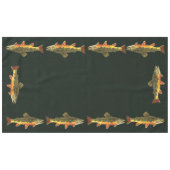 Geviste forel tafelkleed (Voorkant (Horizontaal))