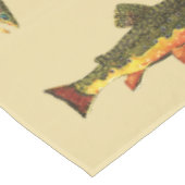 Geviste forel tafelkleed (Gekanteld)